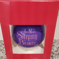 Disney Sleeping Beauty Glass Ball Ornament- Dated 1997