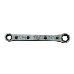 Vintage Snap-On R1012S U.S.A. 3/8" x 5/16" 6-Point SAE Ratcheting Box Wrench