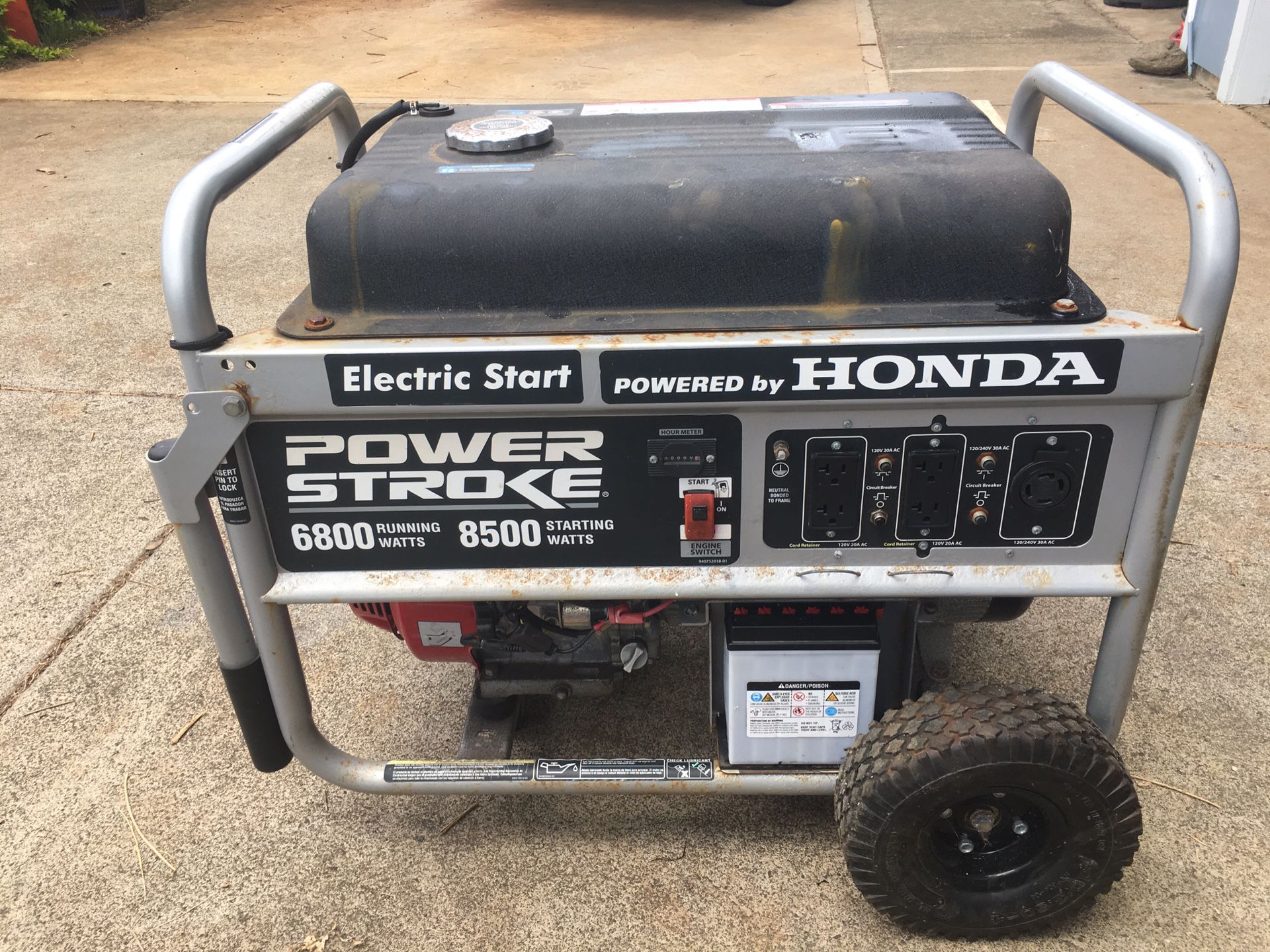Honda Generator Power Stroke 8500