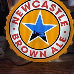 Bar/Mancave Sign. Lights Up. 20 Inch Round 