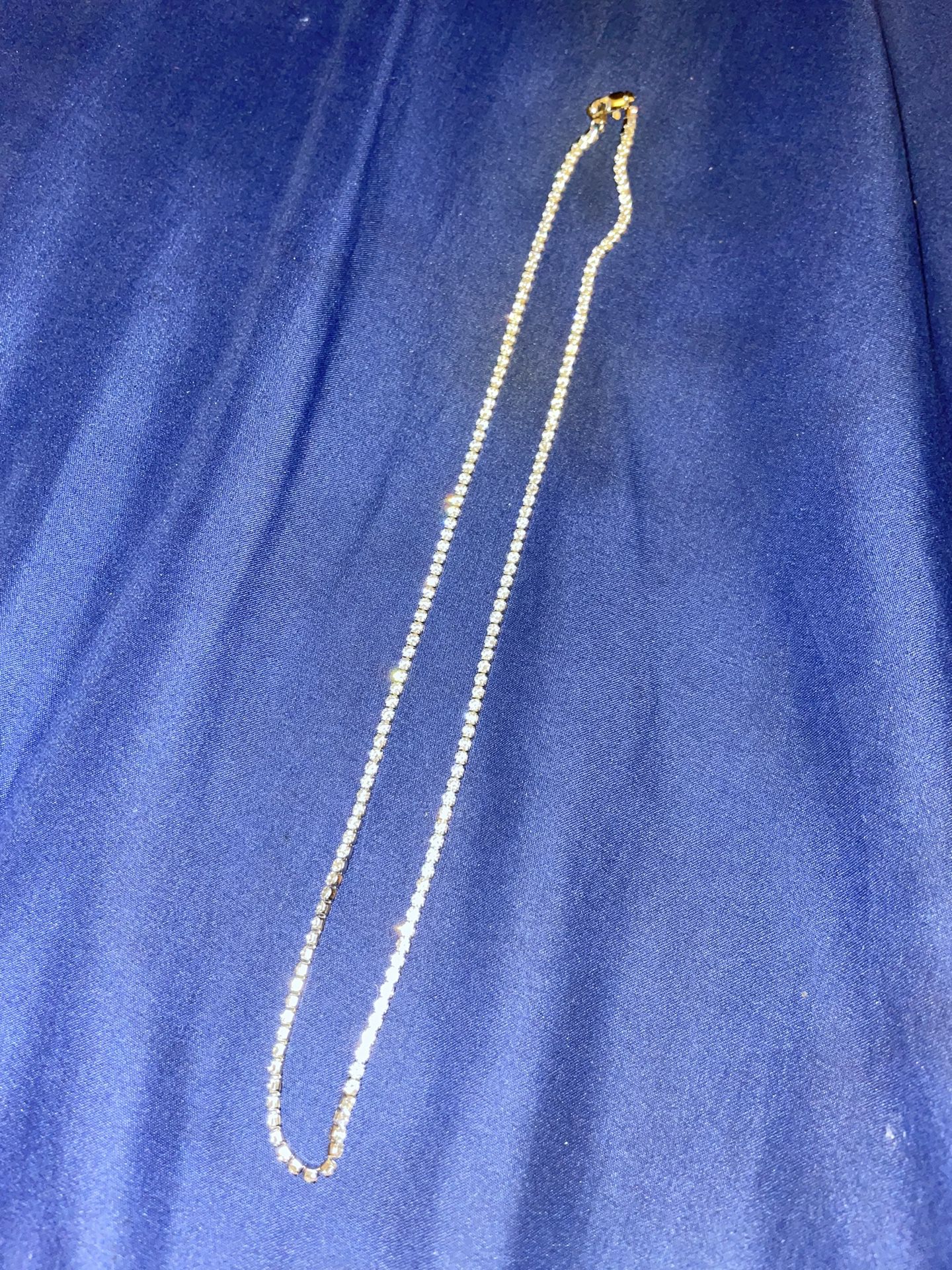 VVS1 Mini Tennis Cut Necklace