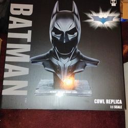 The Dark Knight Trilogy Batman 1:1 Cowl Replica (McFarlane Toys) brand new