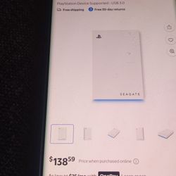 Seagate 2 TB Para PlayStation En Buenas Condiciones Trabajando Bien 