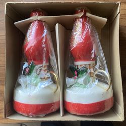 Vintage 1950s Lamp Shape Holiday Candles