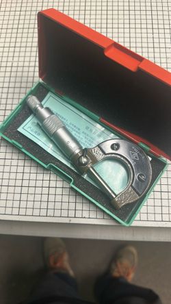 Micrometer To Test Thickness Of The Papers 