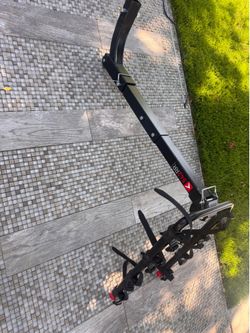 4 bike carrier rack fits suv van pickup hitch attached - raca para 4 bicicletas bran new