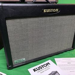 Kustom Quad 100 DFX  2x12"  Guitar Amp w/footswitch