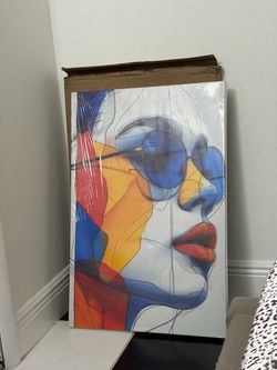 cuadro nuevo en su caja y con nailon puesto