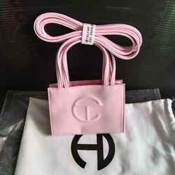 Telfar Small Shopping Bag Bubblegum Pink