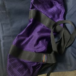 Purple Camp Inn Mesh Duffle Bag