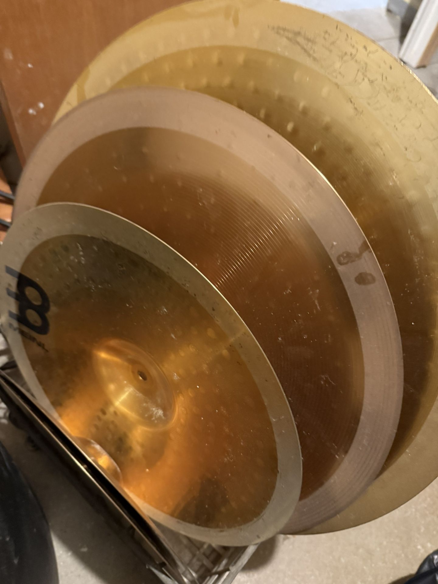 Cymbals W/ Stand And Sticks