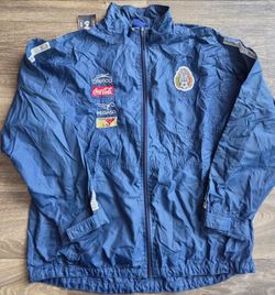 Atletica Mexico Seleccion 2002 Full-Zip Windbreaker Jacket Mens Size XL