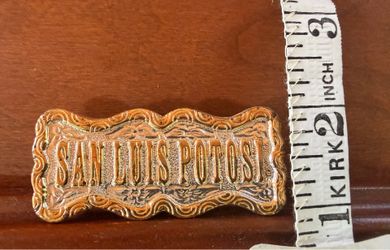 Pin for hat or sombrero