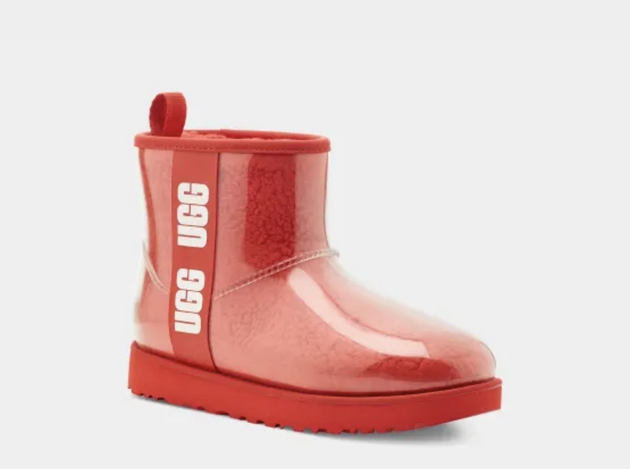 UGG Classic Clear Mini Red Women’s Boots/Sz:7/NWT