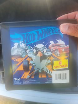 Hot wheels 6 car display box