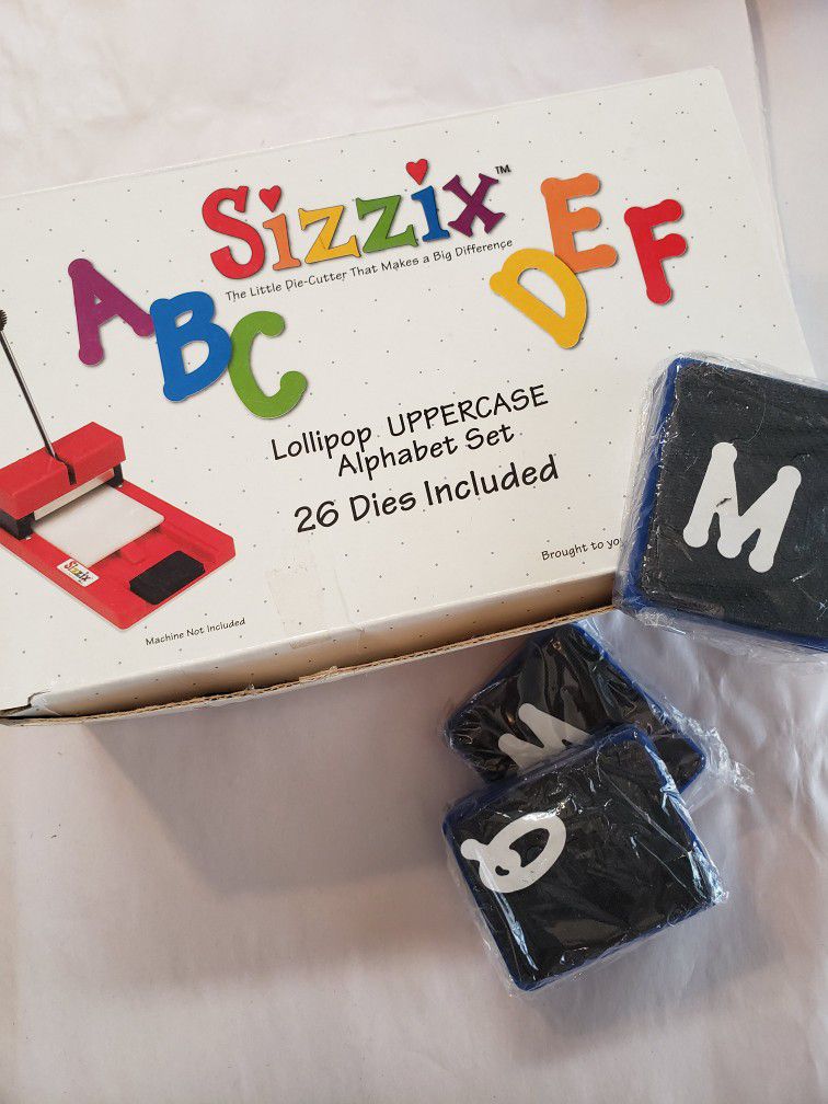 Sizzix Alphabet (UPPERCASE) Full Set. New