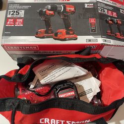 Craftmans 20V Impact Driver Drill Set