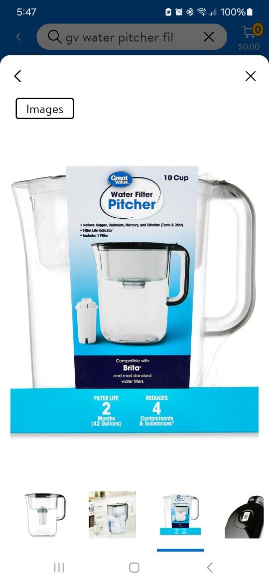ten cup water picture with filter