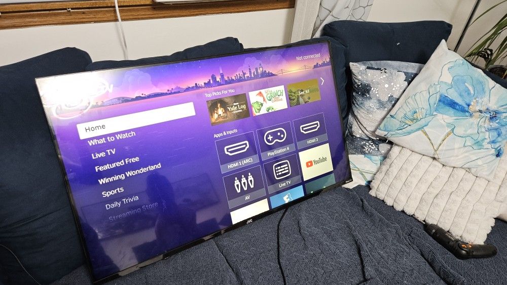43" JVC 4K UHD Roku Smart TV LED Premier Series (local delivery available)