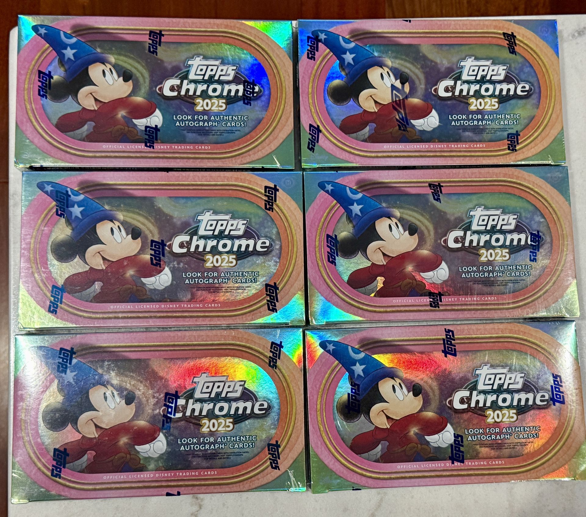 2025 Topps Chrome Disney Hobby Box