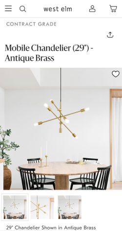 West Elm Mobile Chandelier