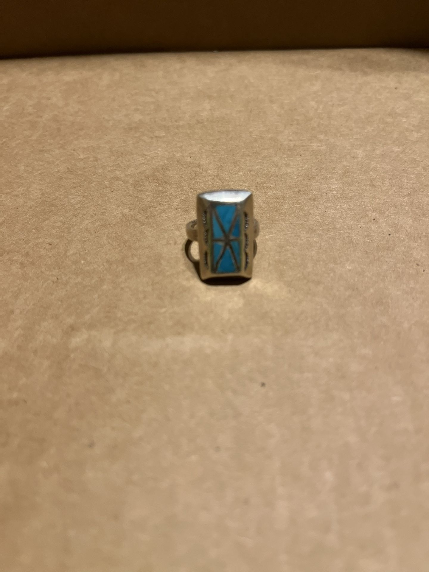 Turquoise Band Ring 