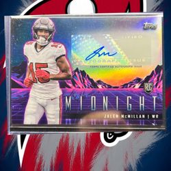 Jalen McMillan 2023 Midnight RC Auto Tampa Bay Buccaneers