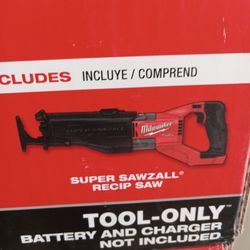 Milwaukee Fuel Super Sawzall Variable Speed Tool Only