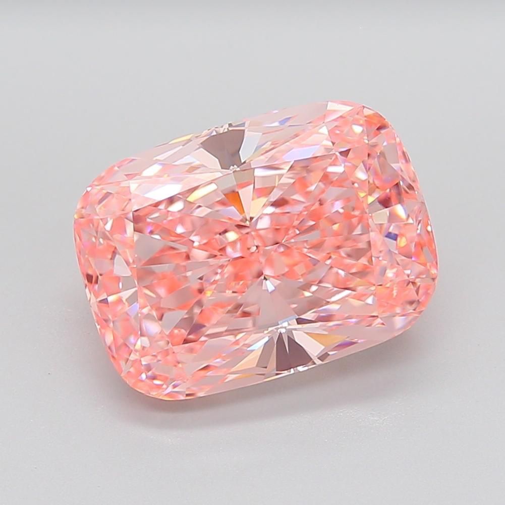 10 CARAT RADIANT CUT VIVID PINK DIAMOND
