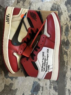 OW Chicago Jordan 1 High Sz 9.5