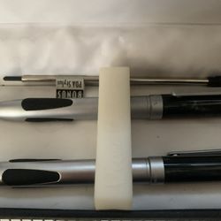Pierre Cardin Set Of Pens In Case 