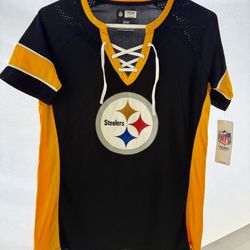 Pittsburgh Steelers Women’s Lace-Up Jersey 