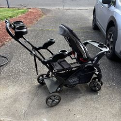 Sit N Stand double Stroller
