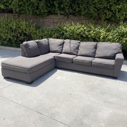 FREE DELIVERY! Gray Sectional Couch