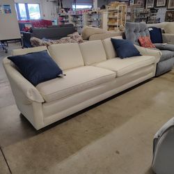 Cream sofa