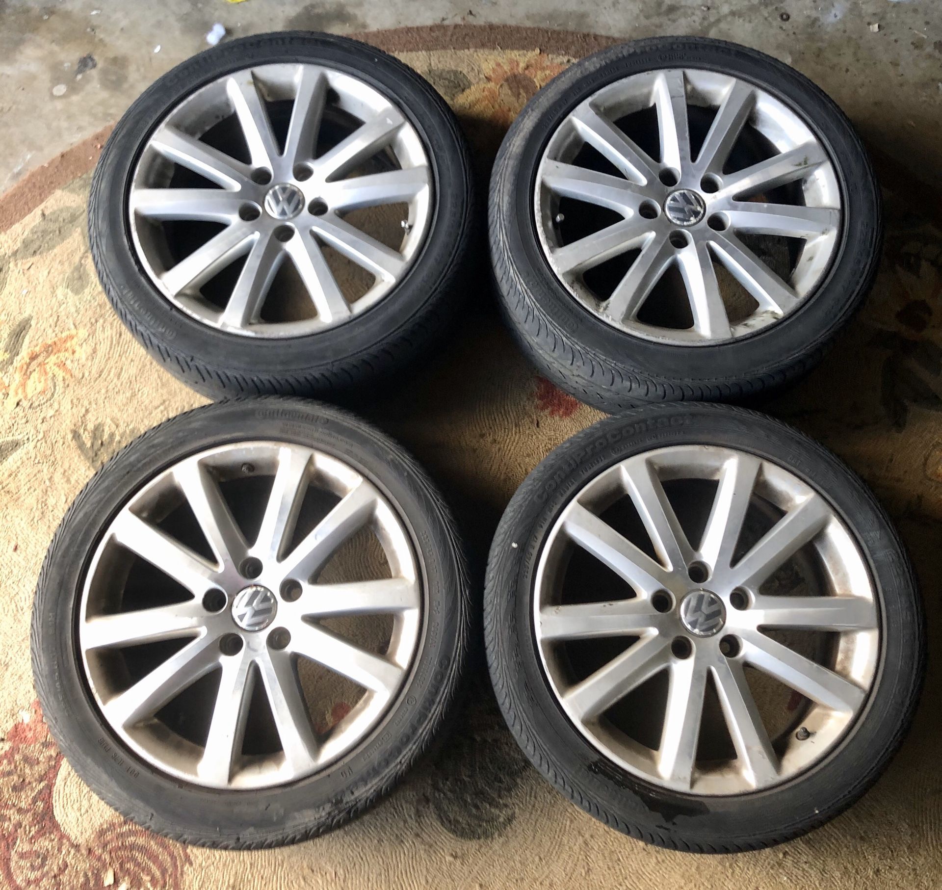 17” Volkswagen audi rims wheels and tires