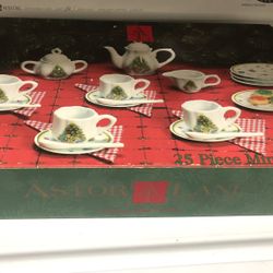 25 Piece Mini Tea Set 