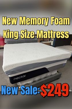 NEW MEMORY FOAM KING SIZE MATTRESS