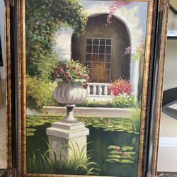 Tuscan-scene painting