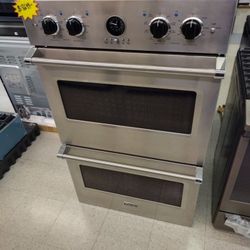 VIKING STAINLESS STEEL 30 INCH DOUBLE WALL OVEN