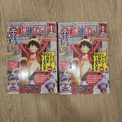 one piece tcg magazine With Sealed Promo