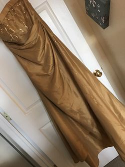 Gold Prom Dress w/ jacket