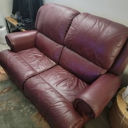 Dual Leather Recliner