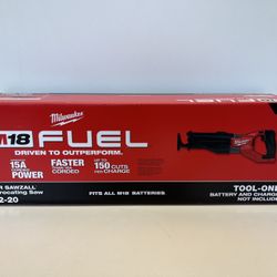 M18 FUEL 18V Lithium-Ion Brushless Cordless Super SAWZALL Orbital Reciprocating Saw (Tool-Only)