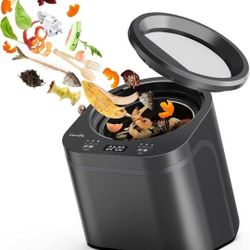Electric Kitchen Waste Composter | Visual Countertop Compost Bin | Smart Garbage Disposal & Low-temperature Compost Machine 2-in-1 | Compact Indoor Fo