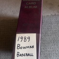 1989 Bowman Baseball Cards 
