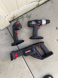 Craftsman Power Tool Set – Circular Saw, Drill, Reciprocating Saw & Light