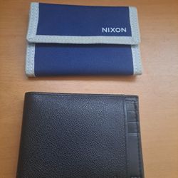 One Perry Ellis Wallet & One Nixon Wallet