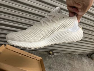 New Men’s Adidas 10 Alpha Boost White Continental Shoes