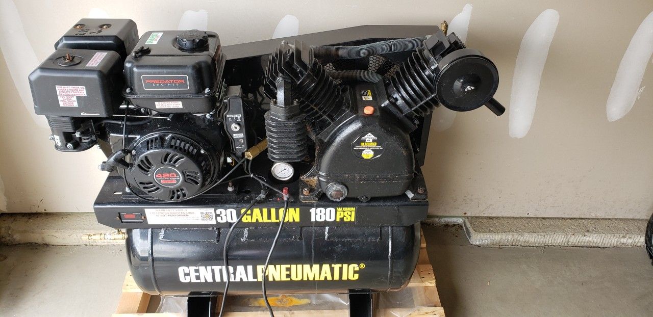 Central Pneumatic 30 Gallon 180 PSI Truck Compressor